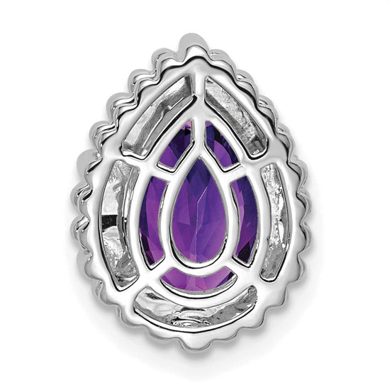 Pear Gemstone Chain Slides