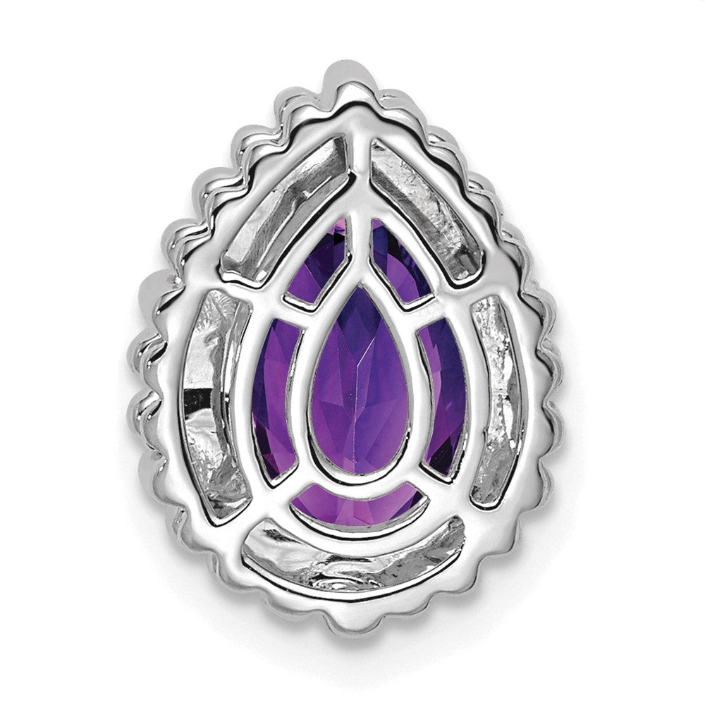 Pear Gemstone Chain Slides