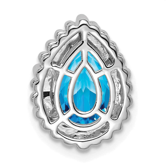 Pear Gemstone Chain Slides