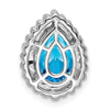 Pear Gemstone Chain Slides