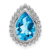 Pear Gemstone Chain Slides