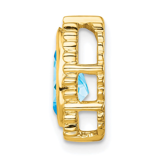 Pear Gemstone Chain Slides