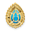 Pear Gemstone Chain Slides