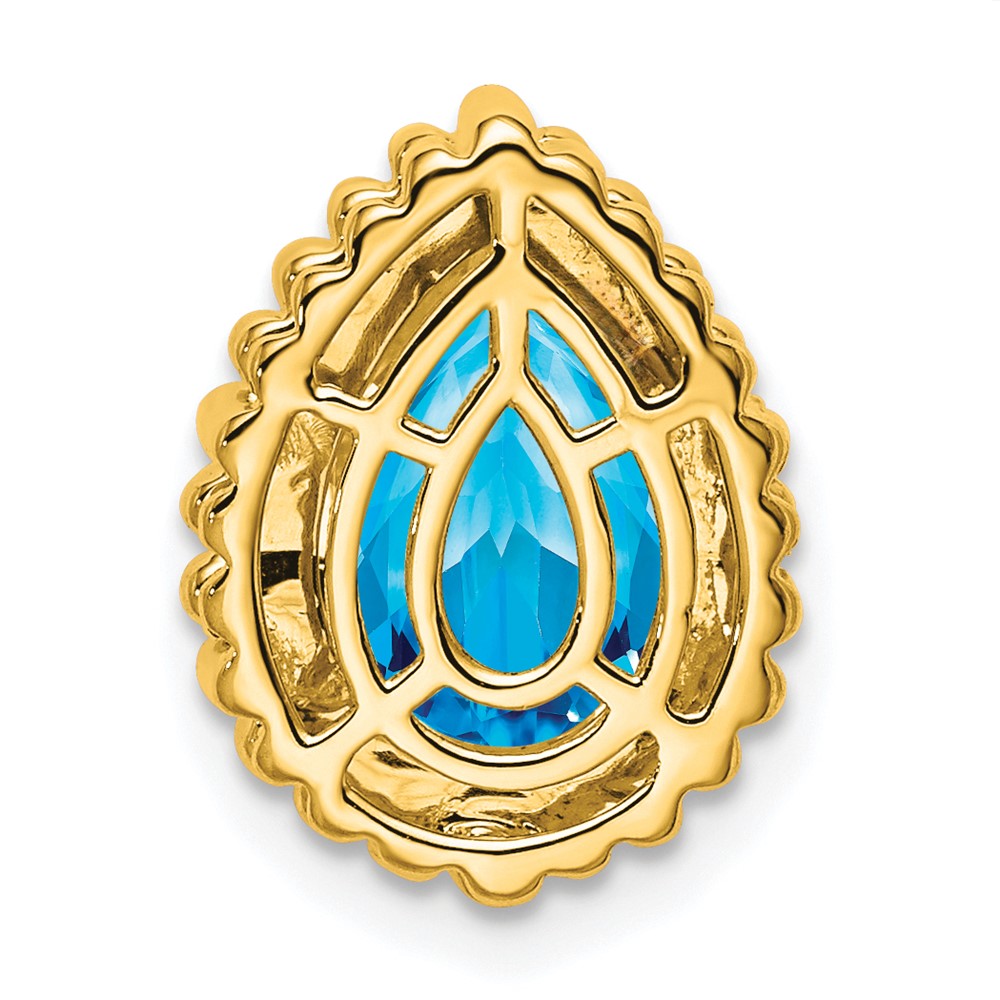 Pear Gemstone Chain Slides