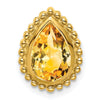 Pear Gemstone Chain Slides