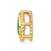 Pear Gemstone Chain Slides
