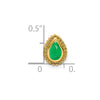 Pear Gemstone Chain Slides
