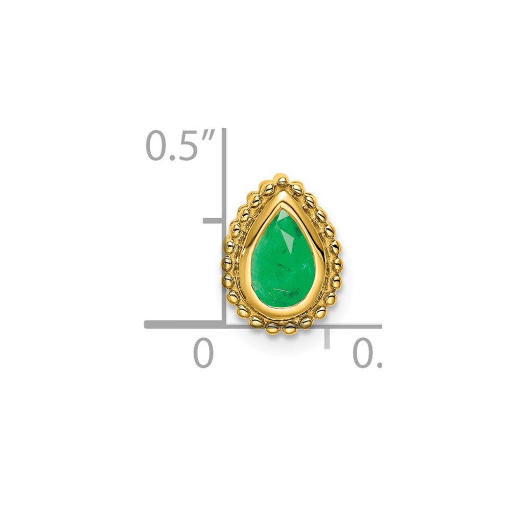 Pear Gemstone Chain Slides