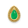 Pear Gemstone Chain Slides