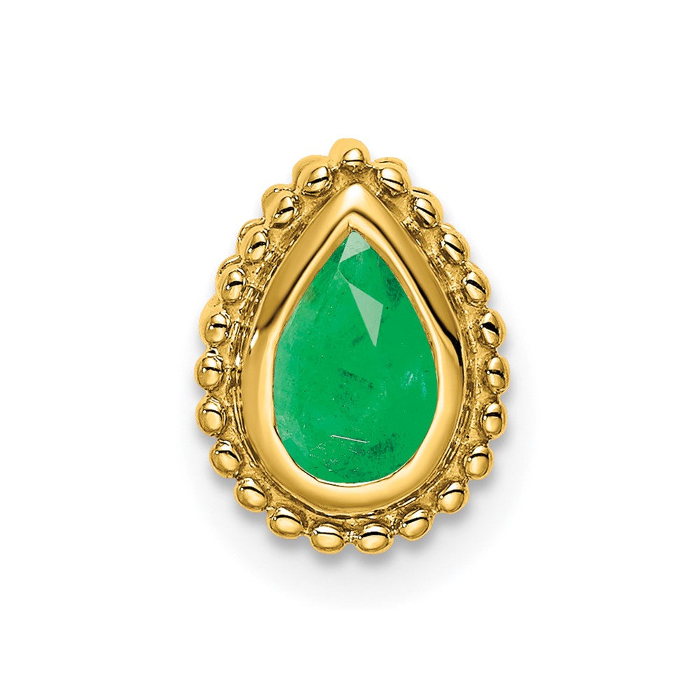 Pear Gemstone Chain Slides