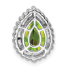Pear Gemstone Chain Slides