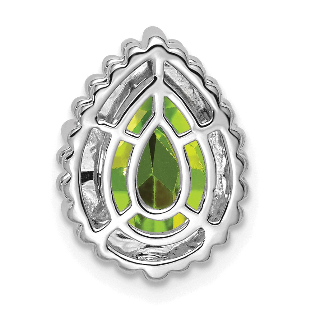Pear Gemstone Chain Slides