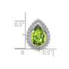 Pear Gemstone Chain Slides