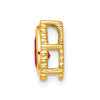 Pear Gemstone Chain Slides