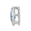 Pear Gemstone Chain Slides