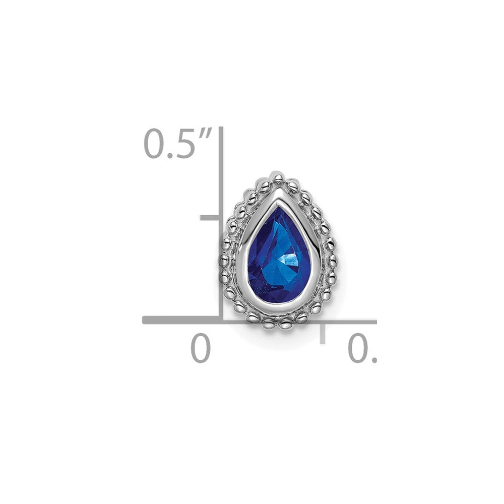 Pear Gemstone Chain Slides