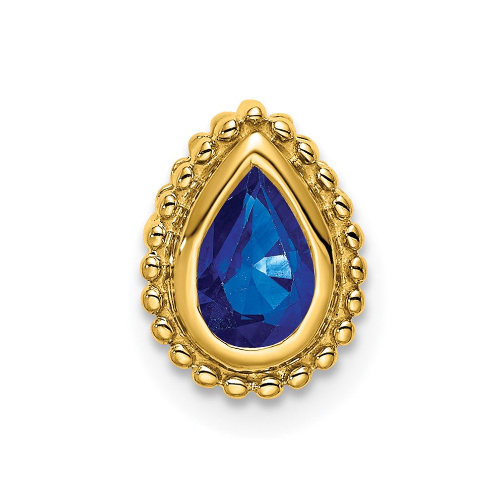 Pear Gemstone Chain Slides
