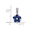 Gemstone & Diamond Floral Pendants