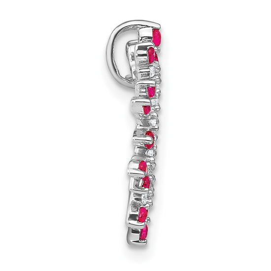 Gemstone & Diamond Snowflake Chain Slides