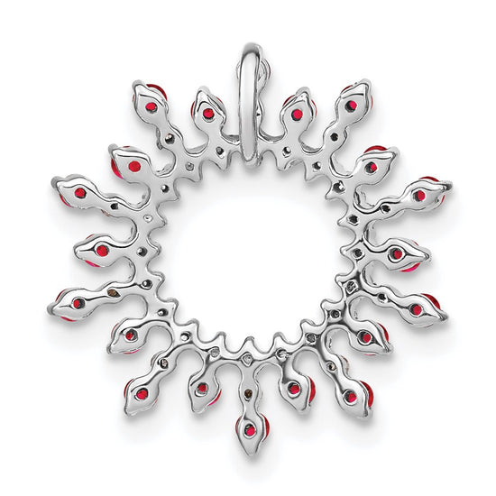 Gemstone & Diamond Snowflake Chain Slides