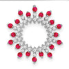 Gemstone & Diamond Snowflake Chain Slides