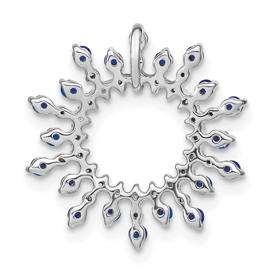 Gemstone & Diamond Snowflake Chain Slides