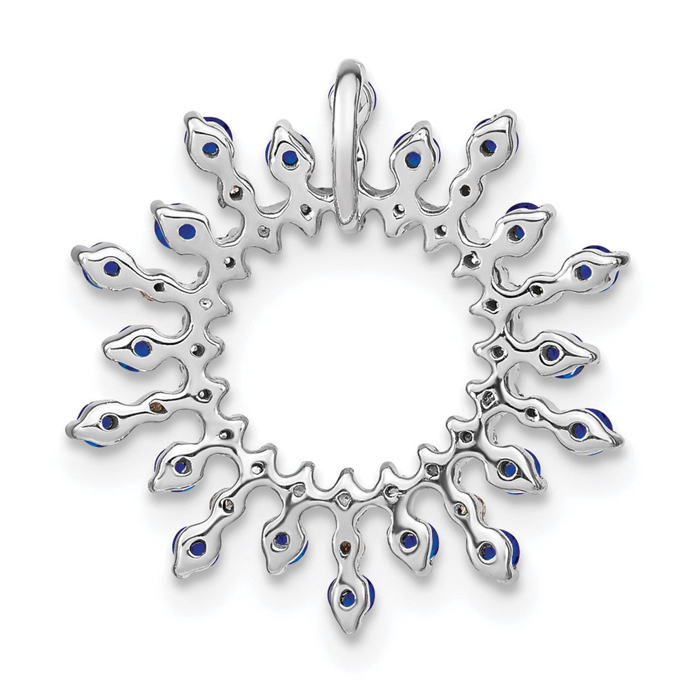 Gemstone & Diamond Snowflake Chain Slides