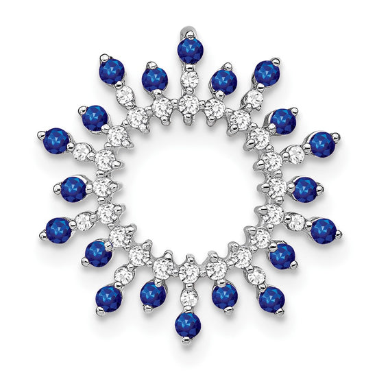 Gemstone & Diamond Snowflake Chain Slides