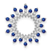 Gemstone & Diamond Snowflake Chain Slides