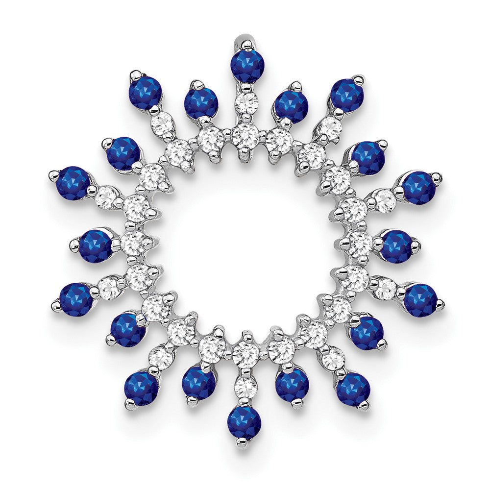 Gemstone & Diamond Snowflake Chain Slides