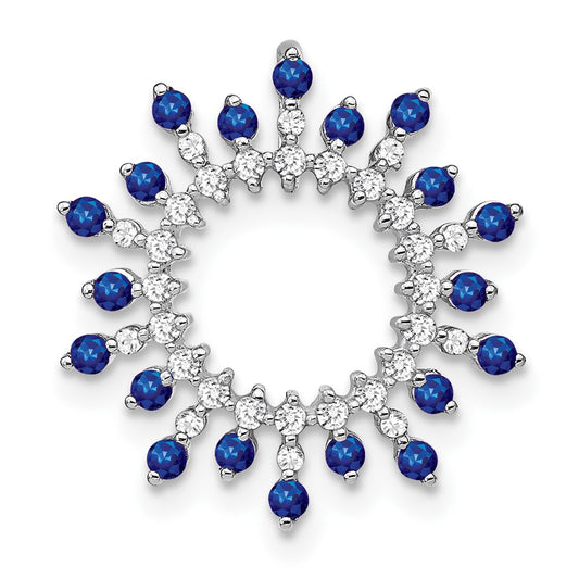 Gemstone & Diamond Snowflake Chain Slides