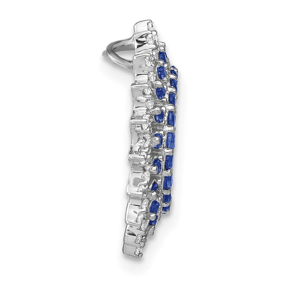Gemstone & Diamond Sunburst Chain Slides
