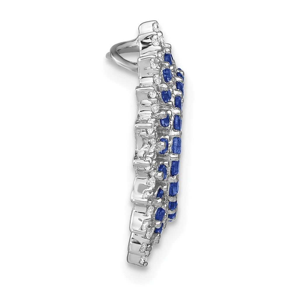 Gemstone & Diamond Sunburst Chain Slides