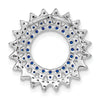 Gemstone & Diamond Sunburst Chain Slides