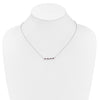 Gold Diamond and Gemstone Bar Necklace