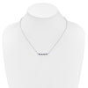 Gold Diamond and Gemstone Bar Necklace