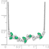 Gemstone & Diamond Floral Bar Necklaces