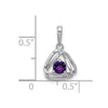 Gemstone Triangle Pendants