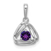 Gemstone Triangle Pendants