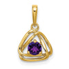 Gemstone Triangle Pendants