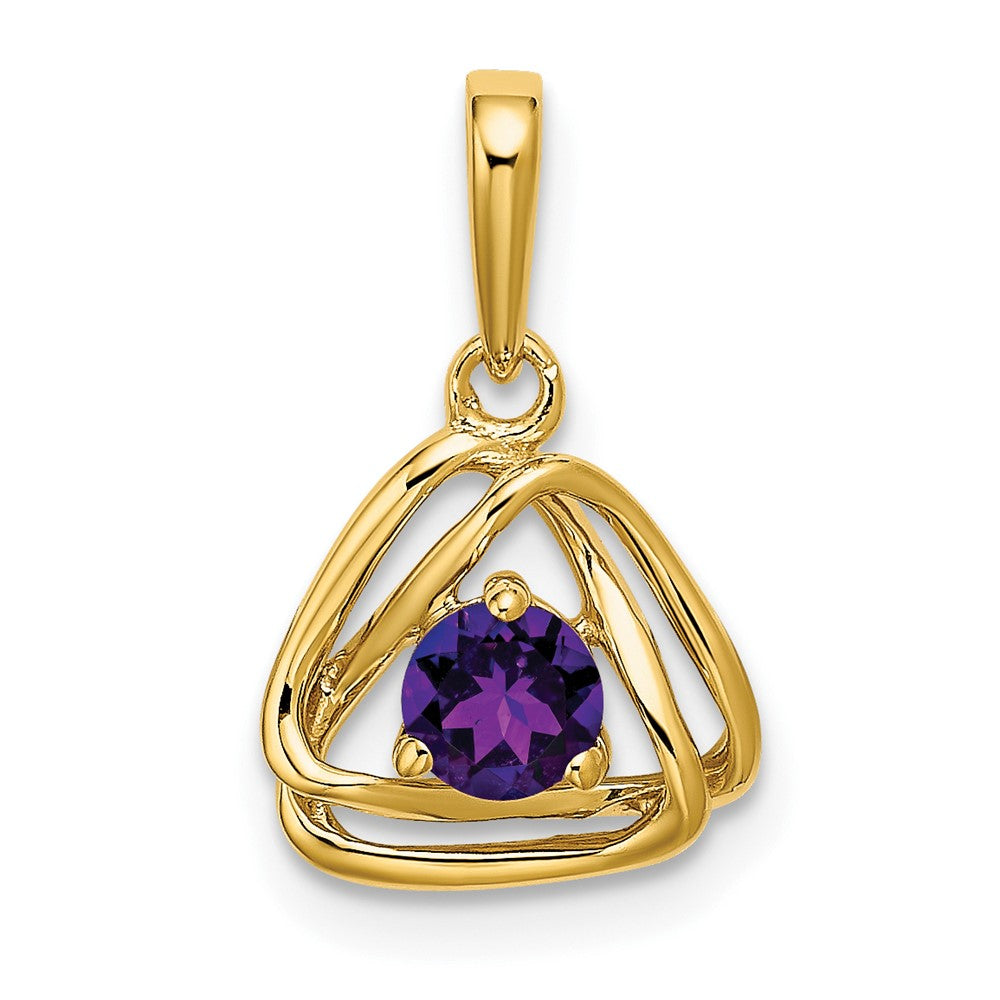 Gemstone Triangle Pendants
