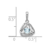 Gemstone Triangle Pendants