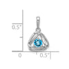 Gemstone Triangle Pendants