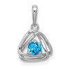 Gemstone Triangle Pendants