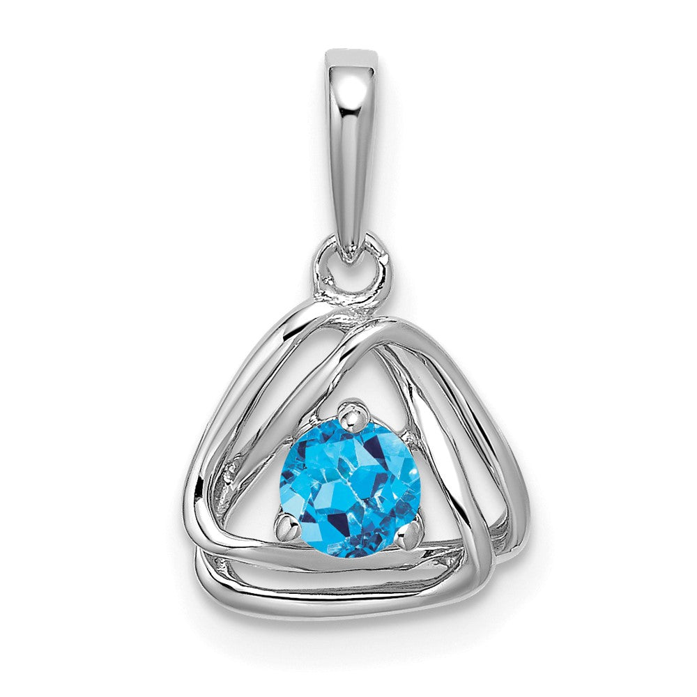 Gemstone Triangle Pendants