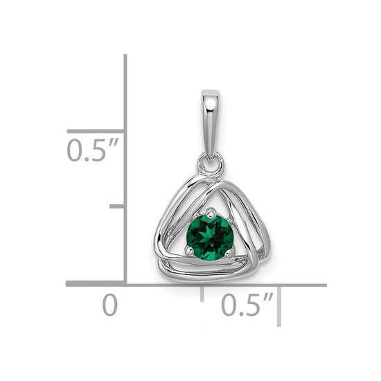 Gemstone Triangle Pendants