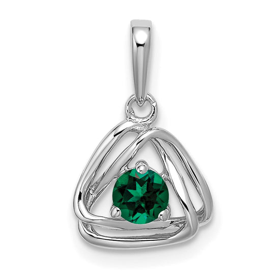 Gemstone Triangle Pendants