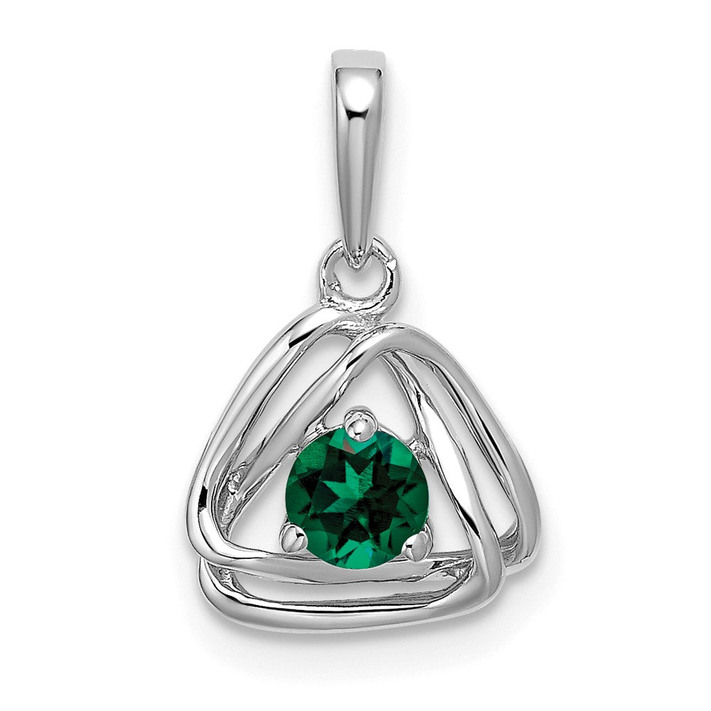 Gemstone Triangle Pendants
