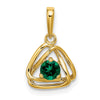 Gemstone Triangle Pendants