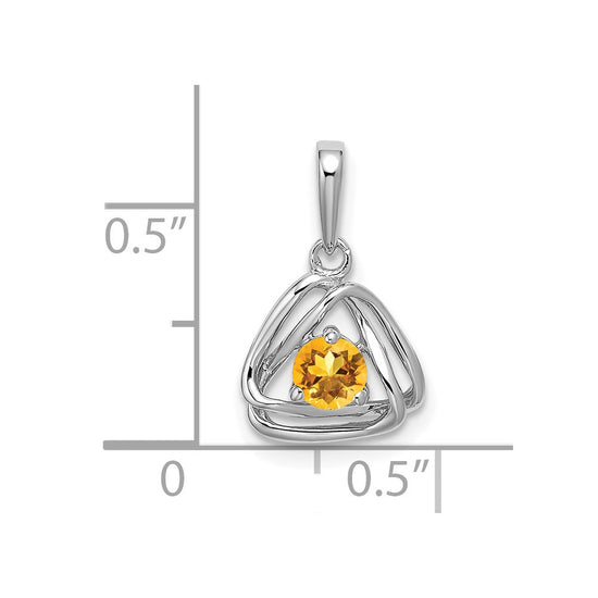 Gemstone Triangle Pendants